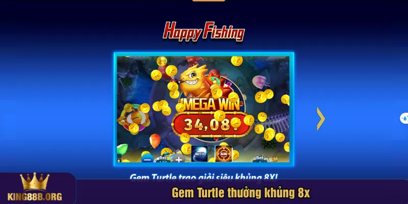 Gem Turtle thưởng khủng 8x