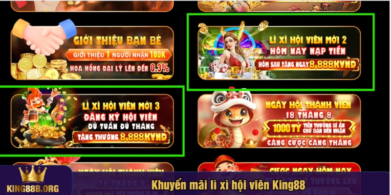 Lì xì hội viên là ưu đãi đặc biệt dành cho thành viên mới và tích cực