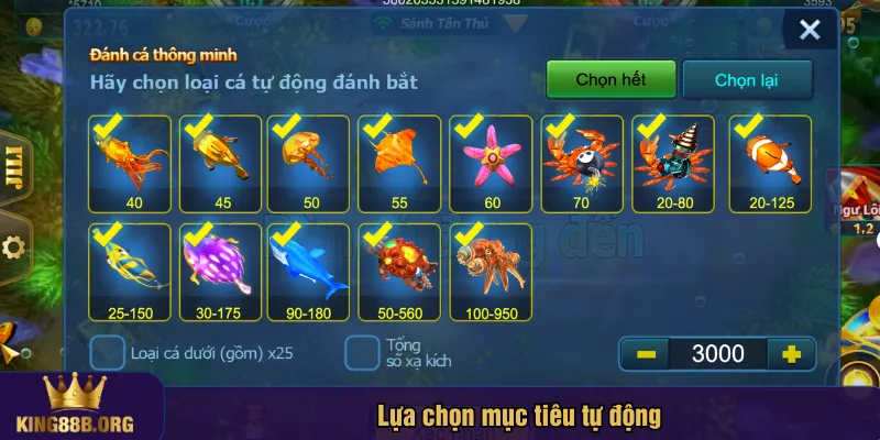 Lựa chọn mục tiêu tự động