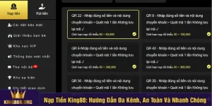 Nạp tiền King88