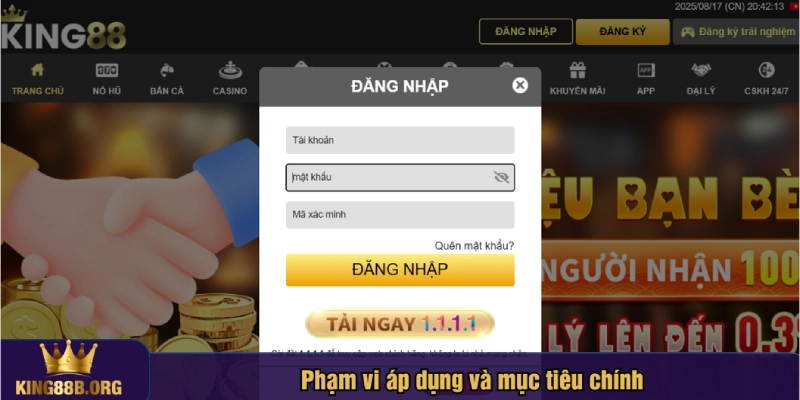 Quy định bảo mật King88 áp dụng cho toàn bộ người dùng truy cập vào hệ thống